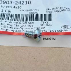 Ốc, vít bắt đèn xi nhan trước xe DREAM zin, Vít tự ren 4x10 93903-24210