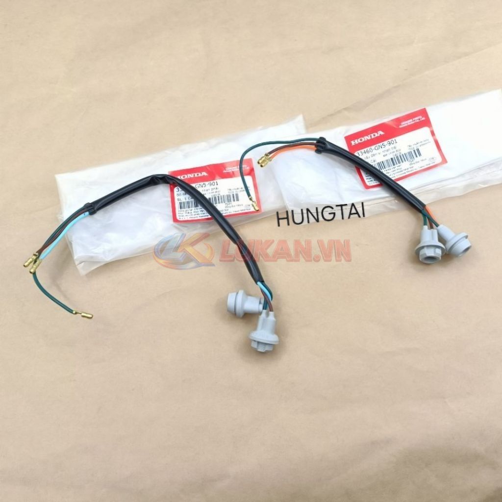 Dây điện giắc cắm đèn xi nhan trước xe DREAM zin 33460-GN5-901, 33410-GN5-901 - Ảnh 7