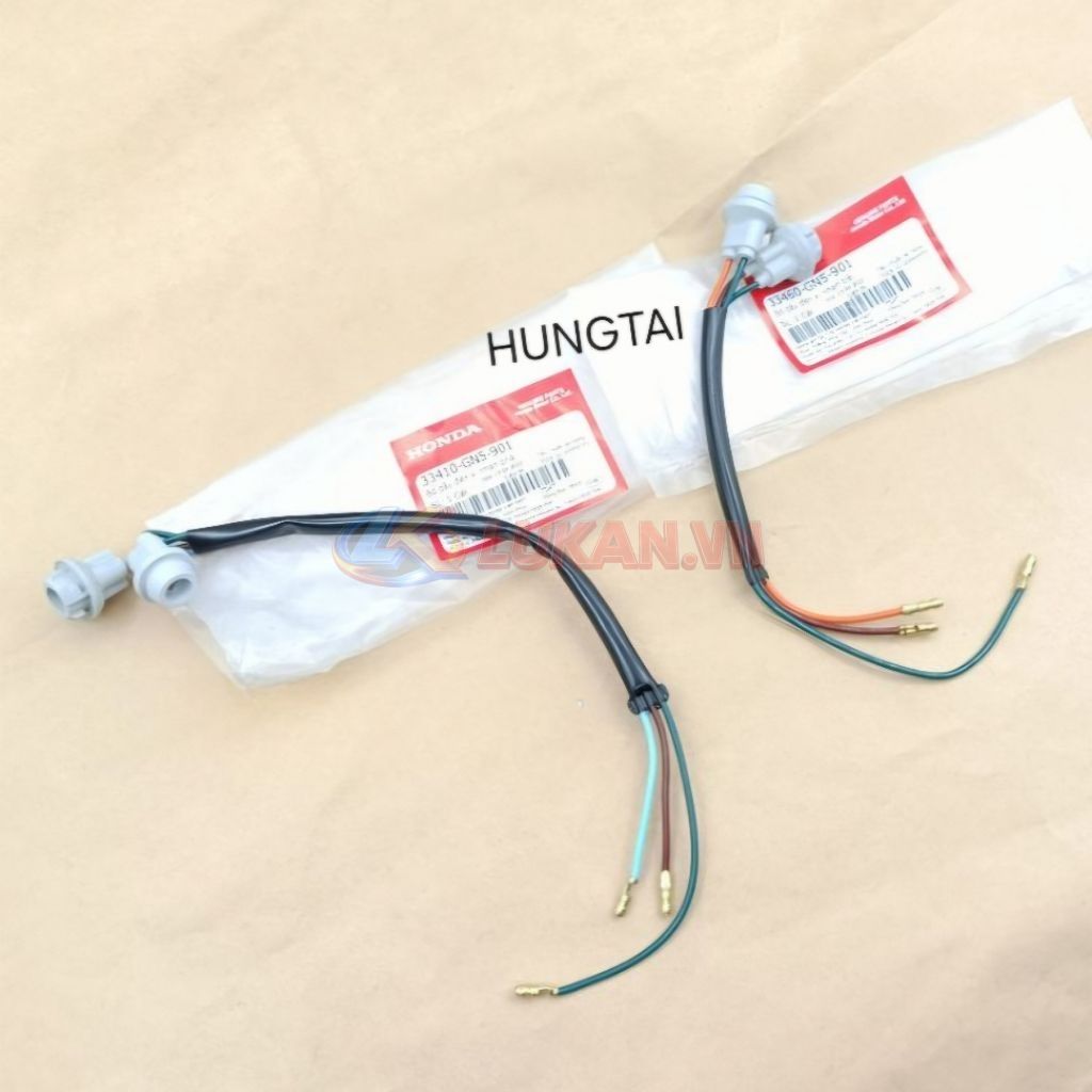 Dây điện giắc cắm đèn xi nhan trước xe DREAM zin 33460-GN5-901, 33410-GN5-901 - Ảnh 2