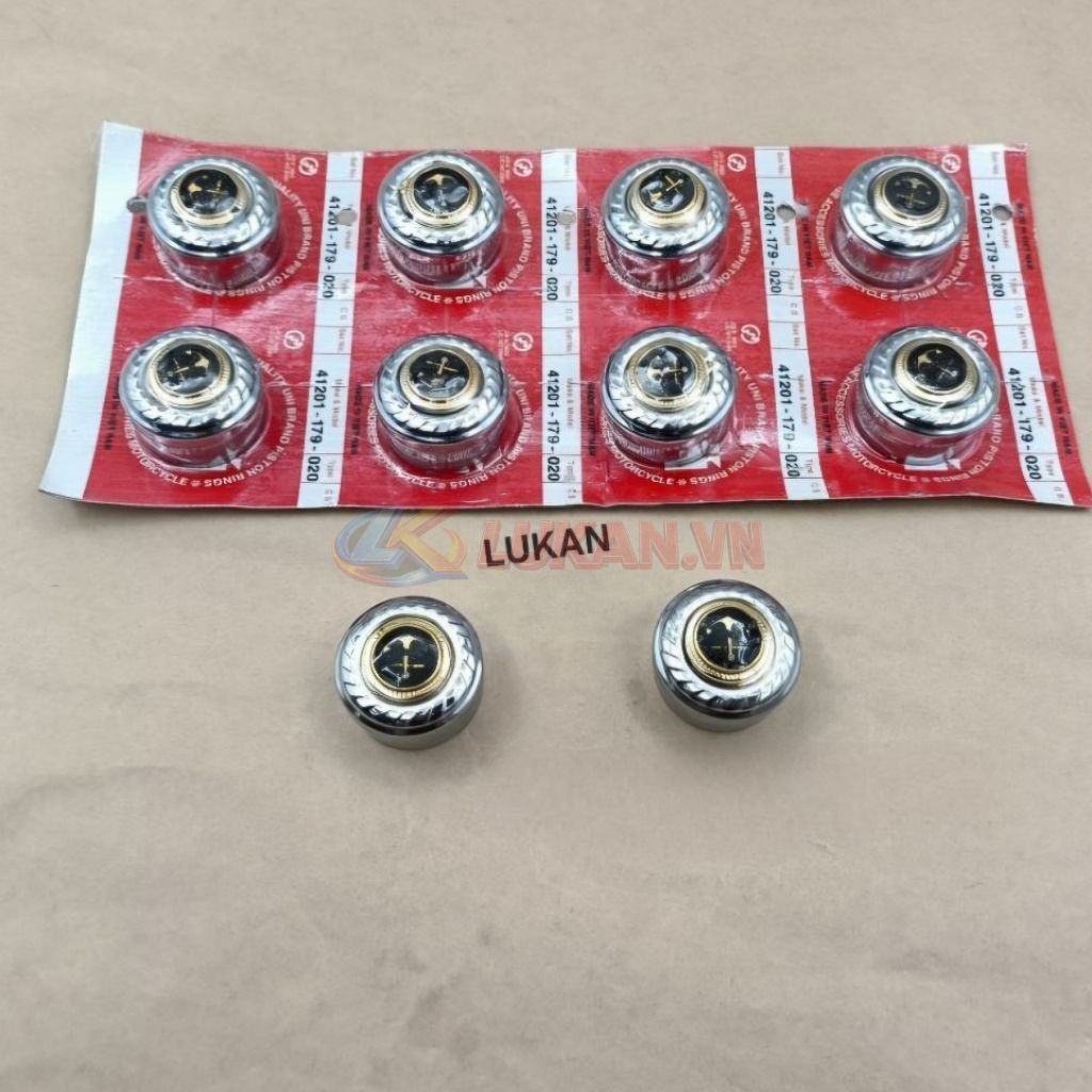 Cặp nắp Inox, bọc chụp đầu bao tay lái xe DREAM.... - Ảnh 7