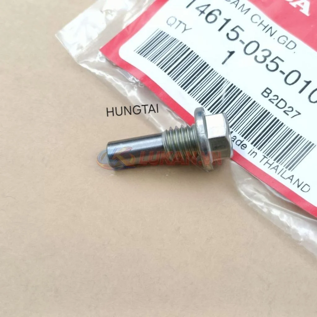 Ốc bắt bánh lòng hơi, xi lanh DREAM, WAVE, FUTURE.... zin Thái 14615-035-010 - Ảnh 3