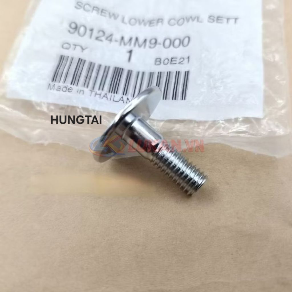 Ốc, vít bắt nhựa bửng yếm xe WAVE THÁI, FUTURE 1.... zin Honda 90124-MM9-000 - Ảnh 4