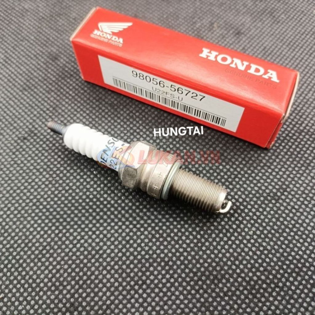 Bugi đánh lửa chân dài WAVE S110, RSX, FUTURE 125... U22FS-U đỏ zin Honda - Ảnh 3