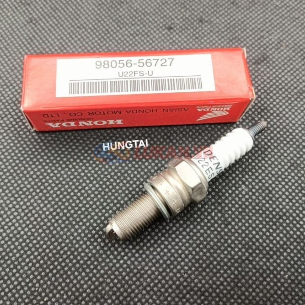 Bugi đánh lửa chân dài WAVE S110, RSX, FUTURE 125... U22FS-U đỏ zin Honda - Ảnh 5