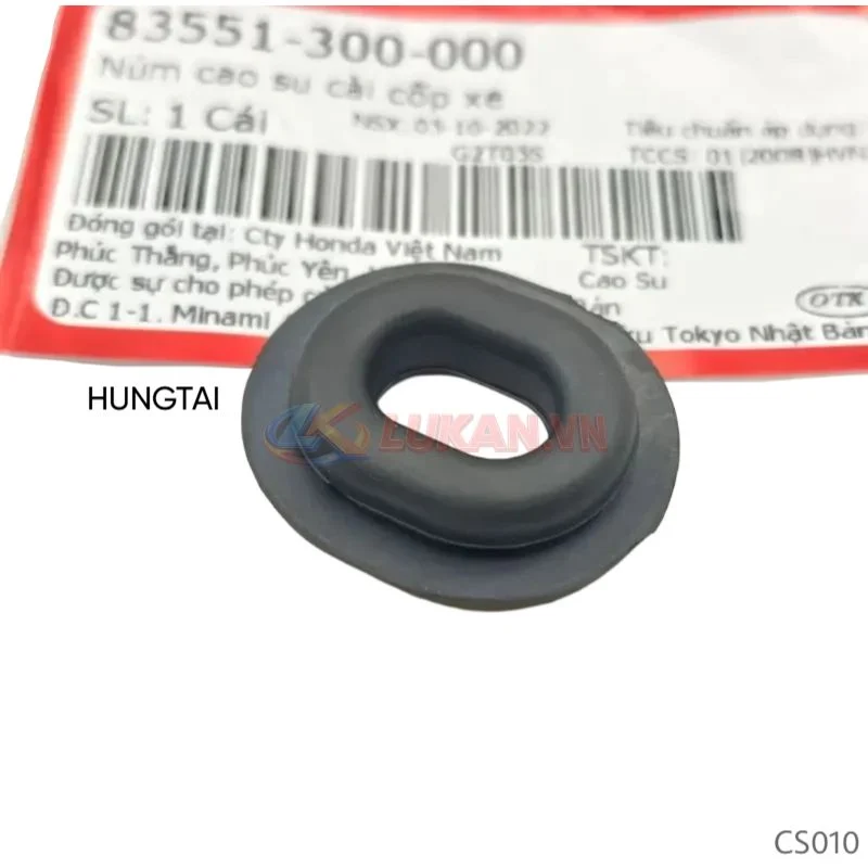 Núm cao su gài cốp, nhựa xe DREAM, WAVE, FUTURE... zin Honda 83551-300-000