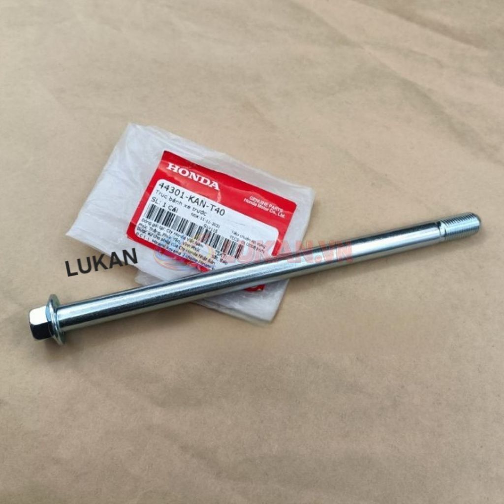Cốt đùm bánh trước xe WAVE ZX, FUTURE 1... zin 44301-KAN-T40 - Ảnh 2