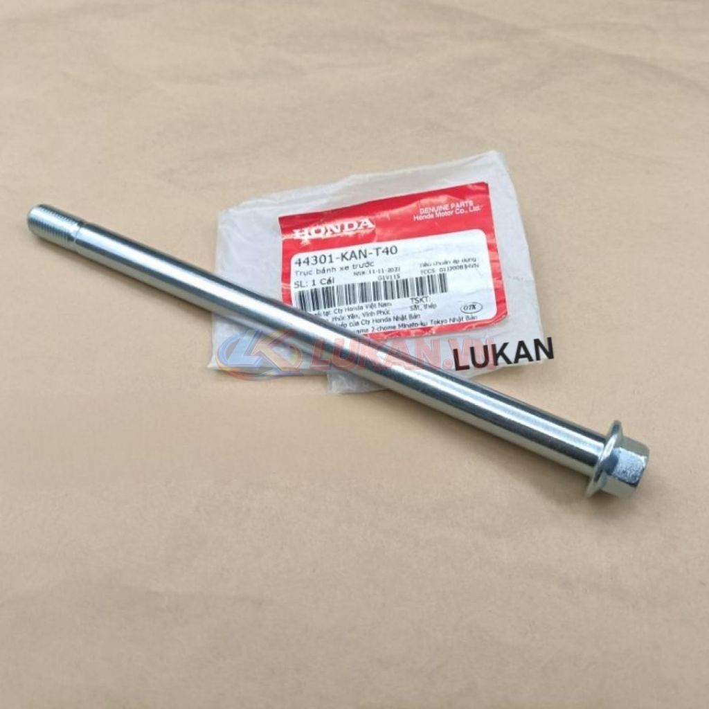 Cốt đùm bánh trước xe WAVE ZX, FUTURE 1... zin 44301-KAN-T40