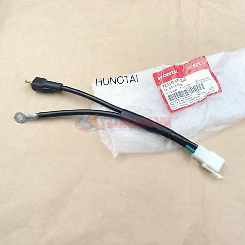 Dây điện củ motor đề khởi động DREAM Thái, WAVE... giắc nhỏ zin Honda 32410-KFV-950 - Ảnh 4
