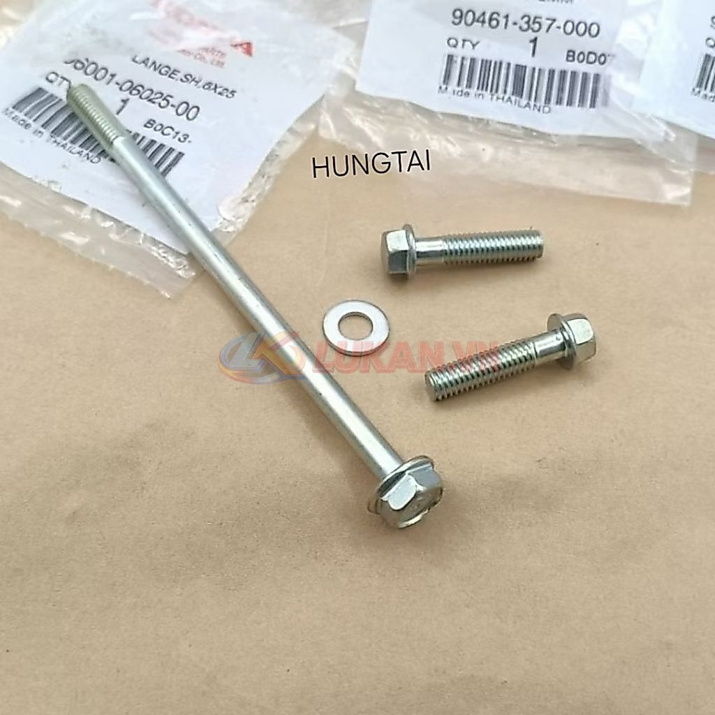 Bộ ốc nắp cánh bướm, nắp cam tròn quylat DREAM, WAVE... zin Honda Thái - Ảnh 2