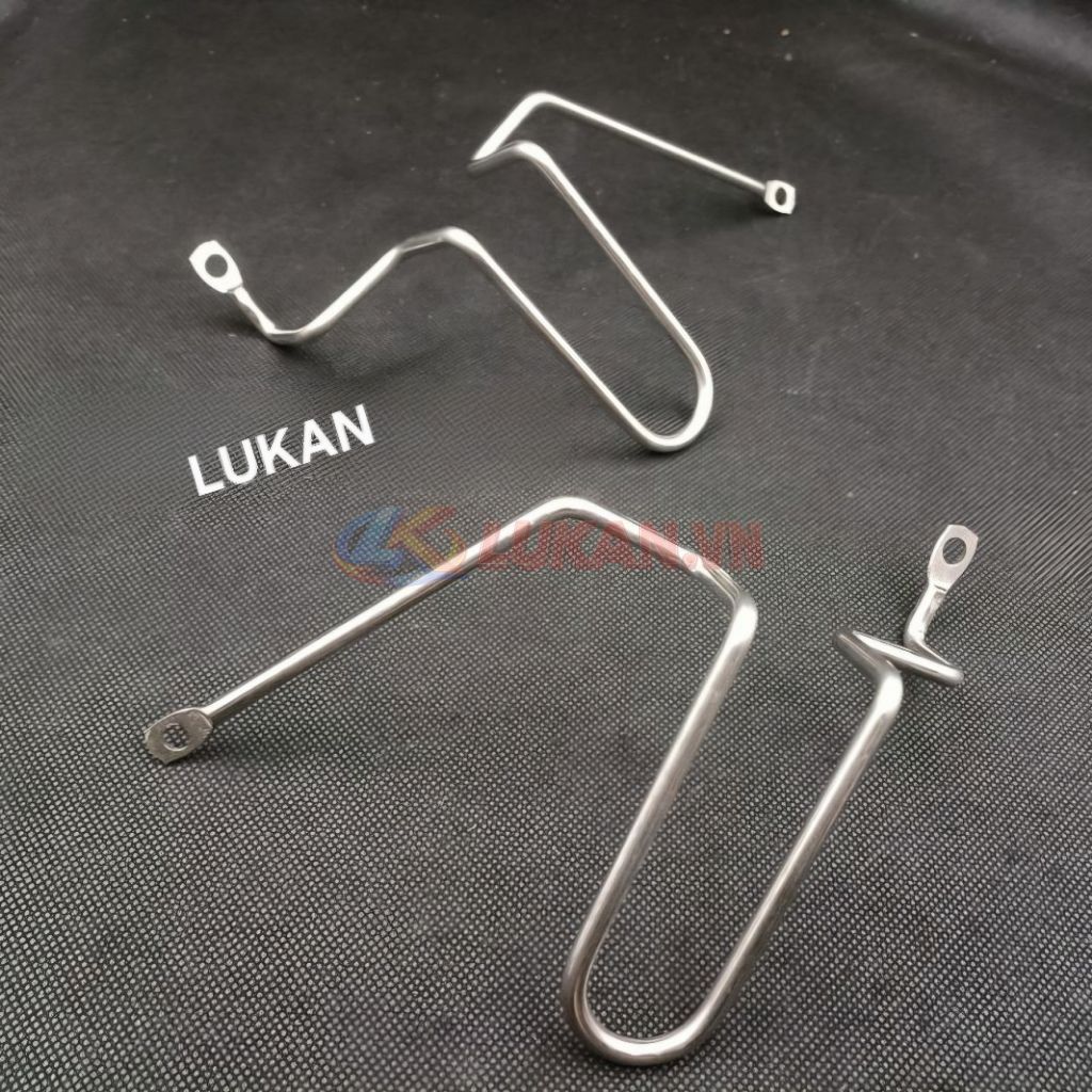 Cặp khung inox bảo vệ lốc, nắp máy xe DREAM Thái....