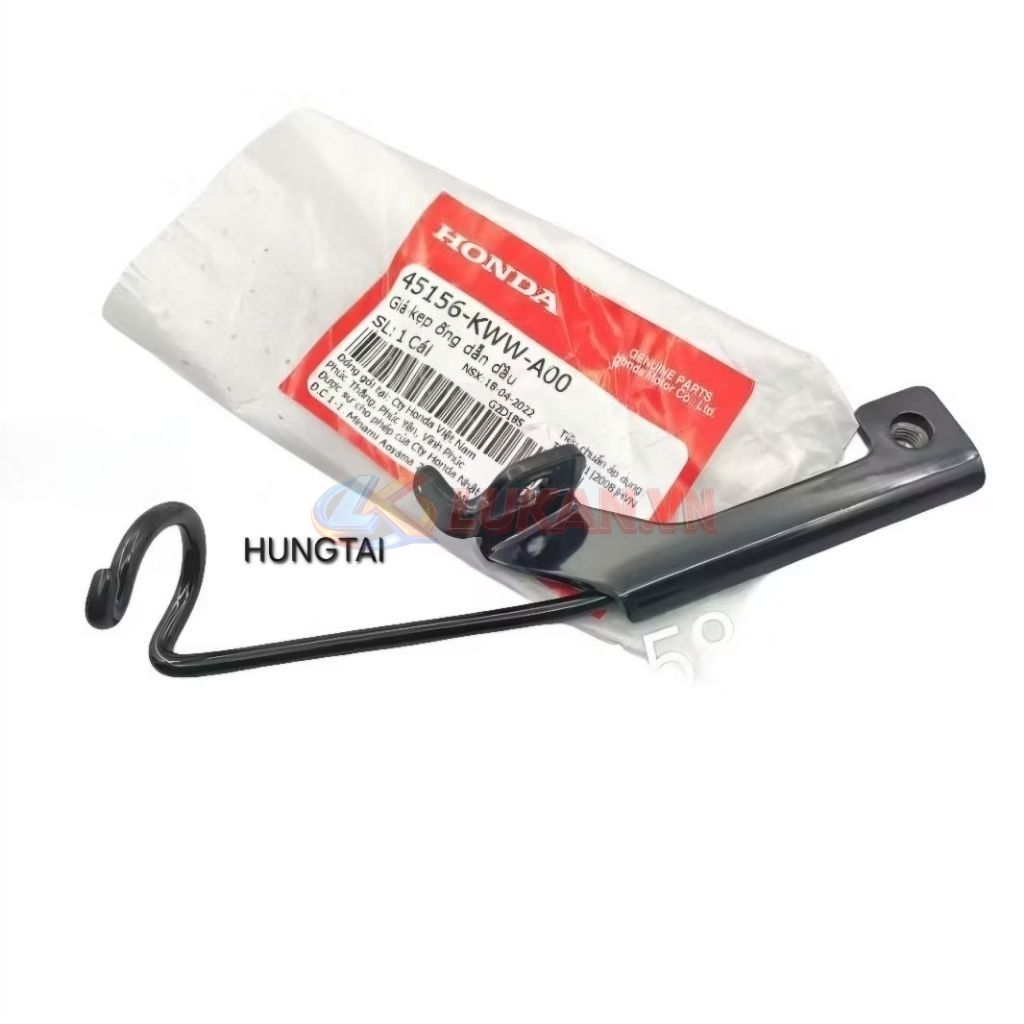 Pass kẹp ống dẫn, sợi dây dầu phanh WAVE S110, RSX... zin Honda 45156-KWW-A00 - Ảnh 4