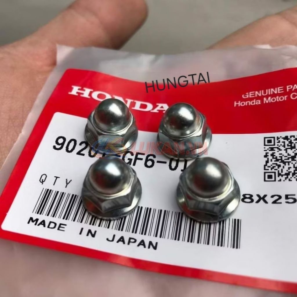 Bộ 4 ốc nắp đầu bò quylat xe DREAM Thái zin Honda Japan 90201-GF6-010 - Ảnh 3