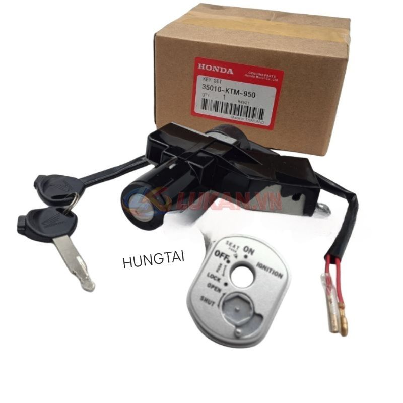 Bộ ổ khóa máy, công tắc điện xe FUTURE NEO, X 125... giắc 2 dây zin thái - Ảnh 4