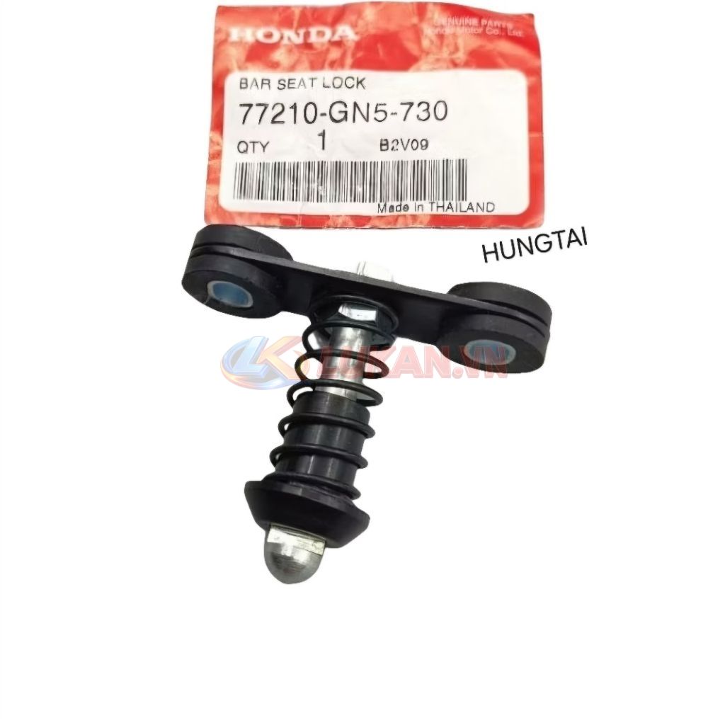 Chốt T gài cốp khóa yên ngồi xe DREAM màu đen zin Honda 77210-GN5-730