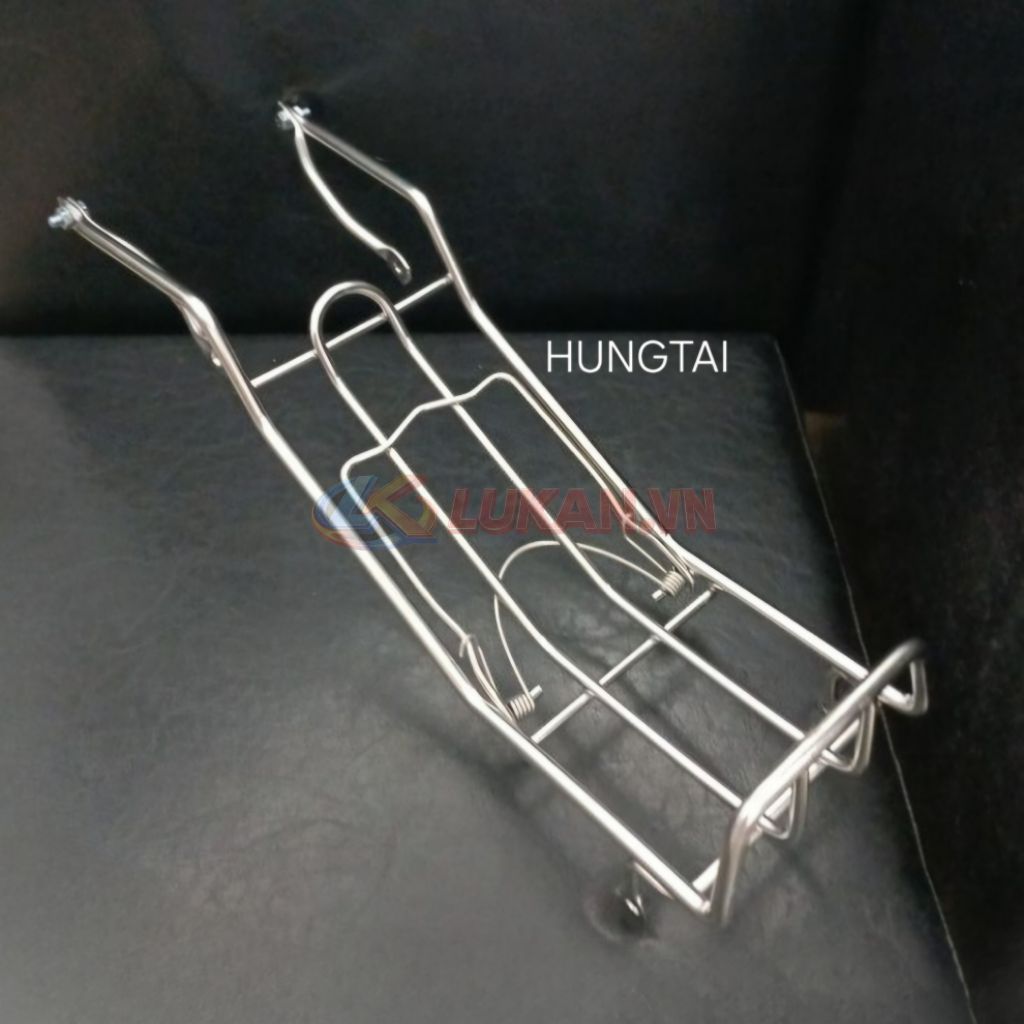 Baga giữa inox sườn xe DREAM dày 8li, mẫu chuẩn. kẹp để đồ - Ảnh 5