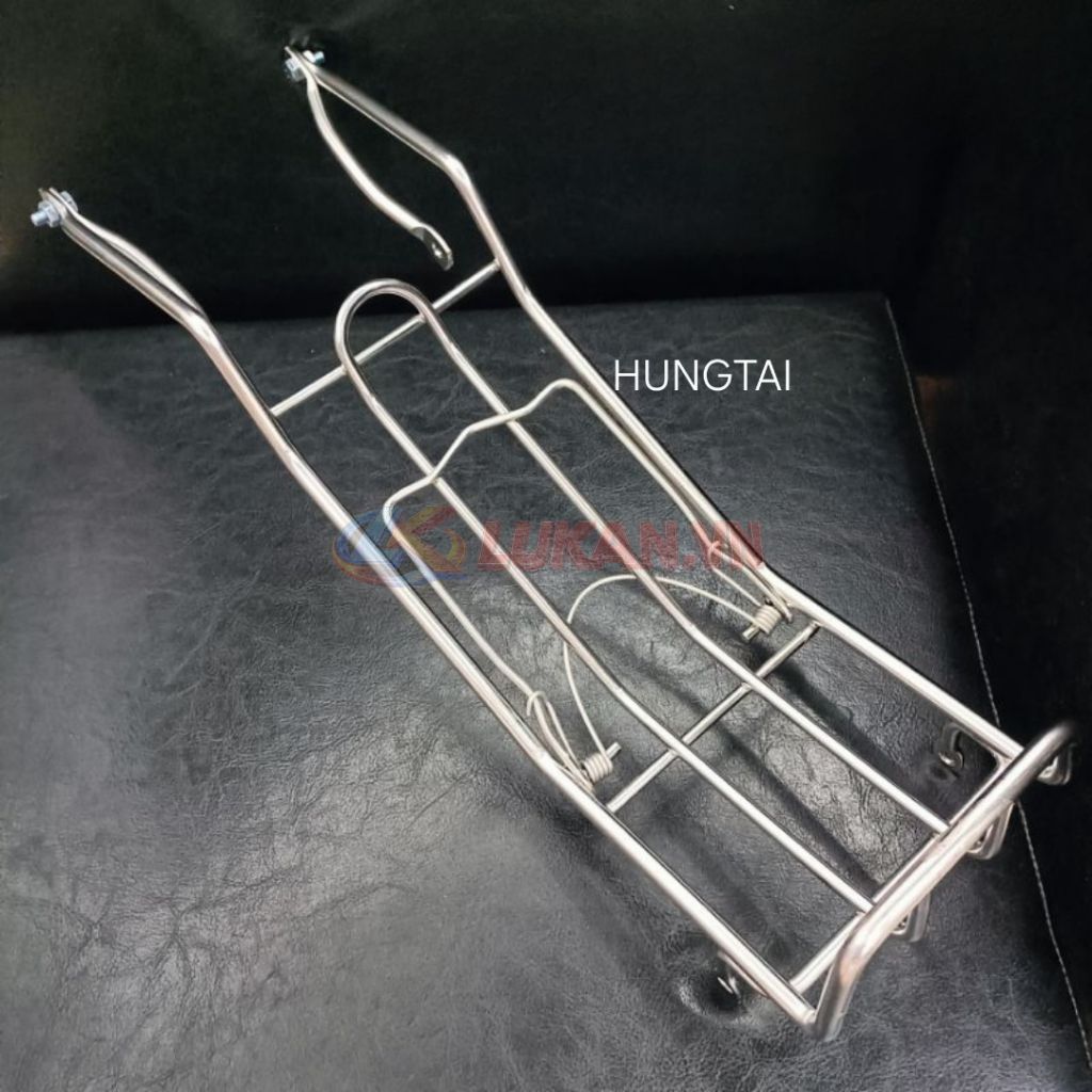 Baga giữa inox sườn xe DREAM dày 8li, mẫu chuẩn. kẹp để đồ - Ảnh 3