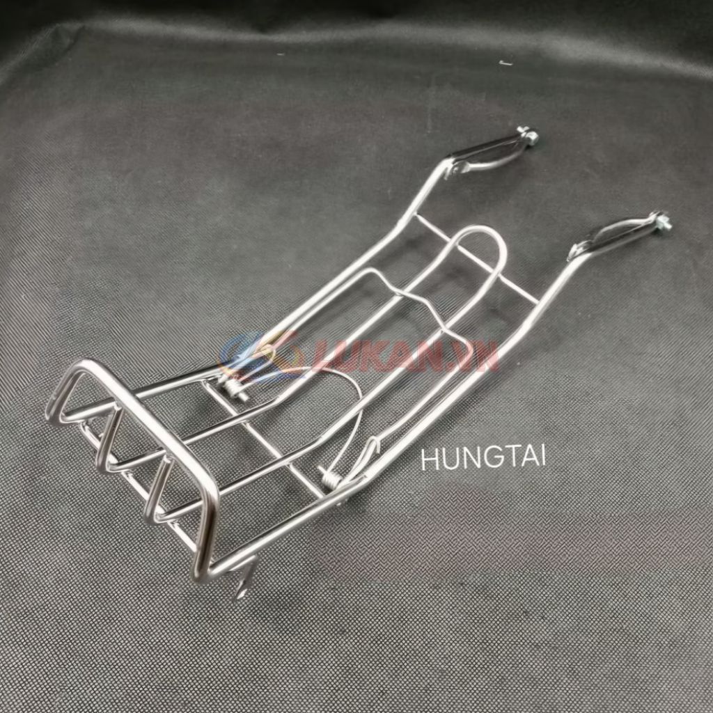 Baga giữa inox sườn xe DREAM dày 8li, mẫu chuẩn. kẹp để đồ - Ảnh 4