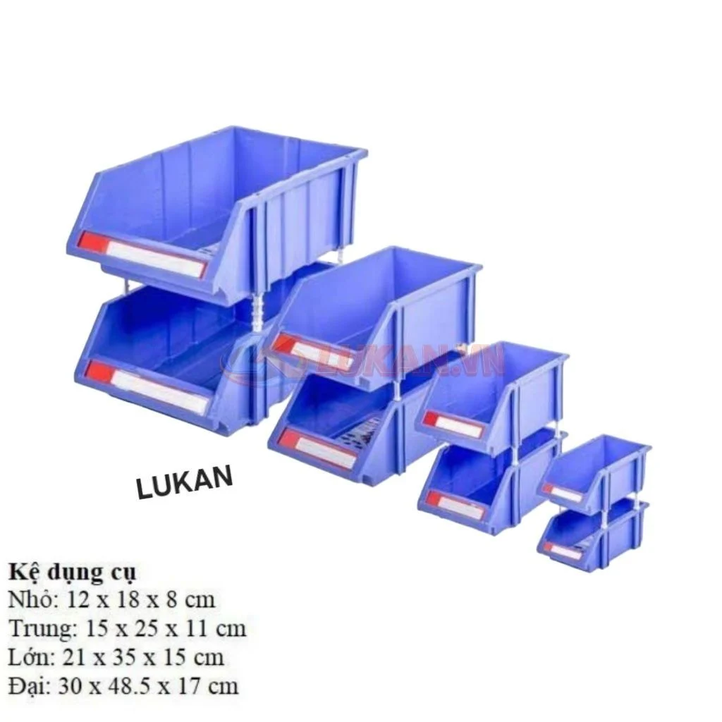 2 Khay dụng cụ, kệ đựng linh kiện, phụ tùng size trung 15x25x11 Duy Tân - Ảnh 2
