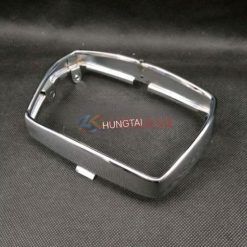 Khung vành, viền đèn pha inox xi trắng xe DREAM