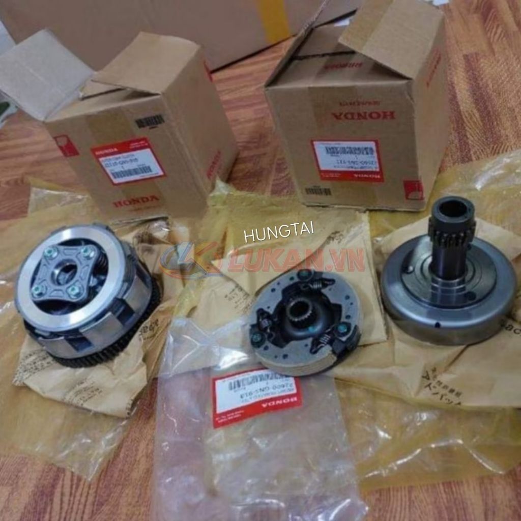 Bộ nhông, chuông bố nồi côn ly hợp xe DREAM Thái zin Honda xịn - Ảnh 4