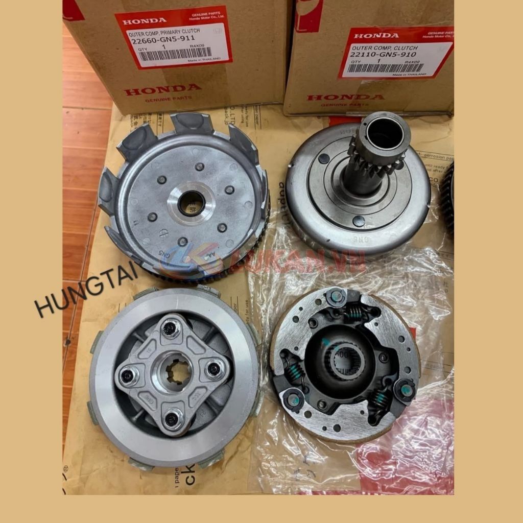 Bộ nhông, chuông bố nồi côn ly hợp xe DREAM Thái zin Honda xịn - Ảnh 7