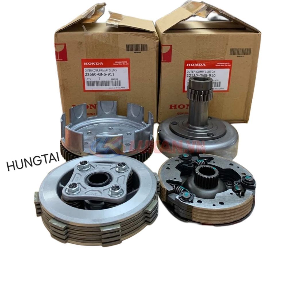 Bộ nhông, chuông bố nồi côn ly hợp xe DREAM Thái zin Honda xịn - Ảnh 3