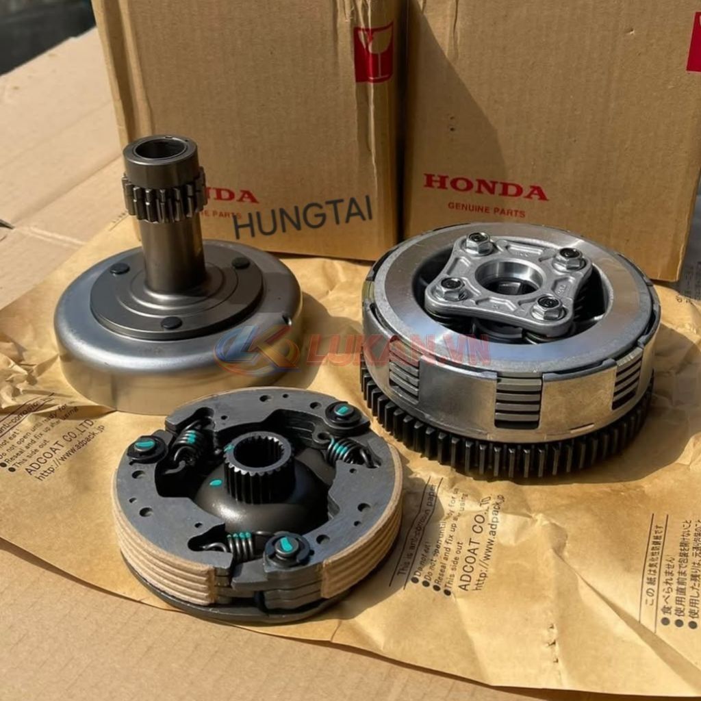 Bộ nhông, chuông bố nồi côn ly hợp xe DREAM Thái zin Honda xịn - Ảnh 8