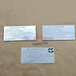 Tem thông số hộp xích, Cacte WAVE RSX 100 2008-2010. Tem năm sản xuất