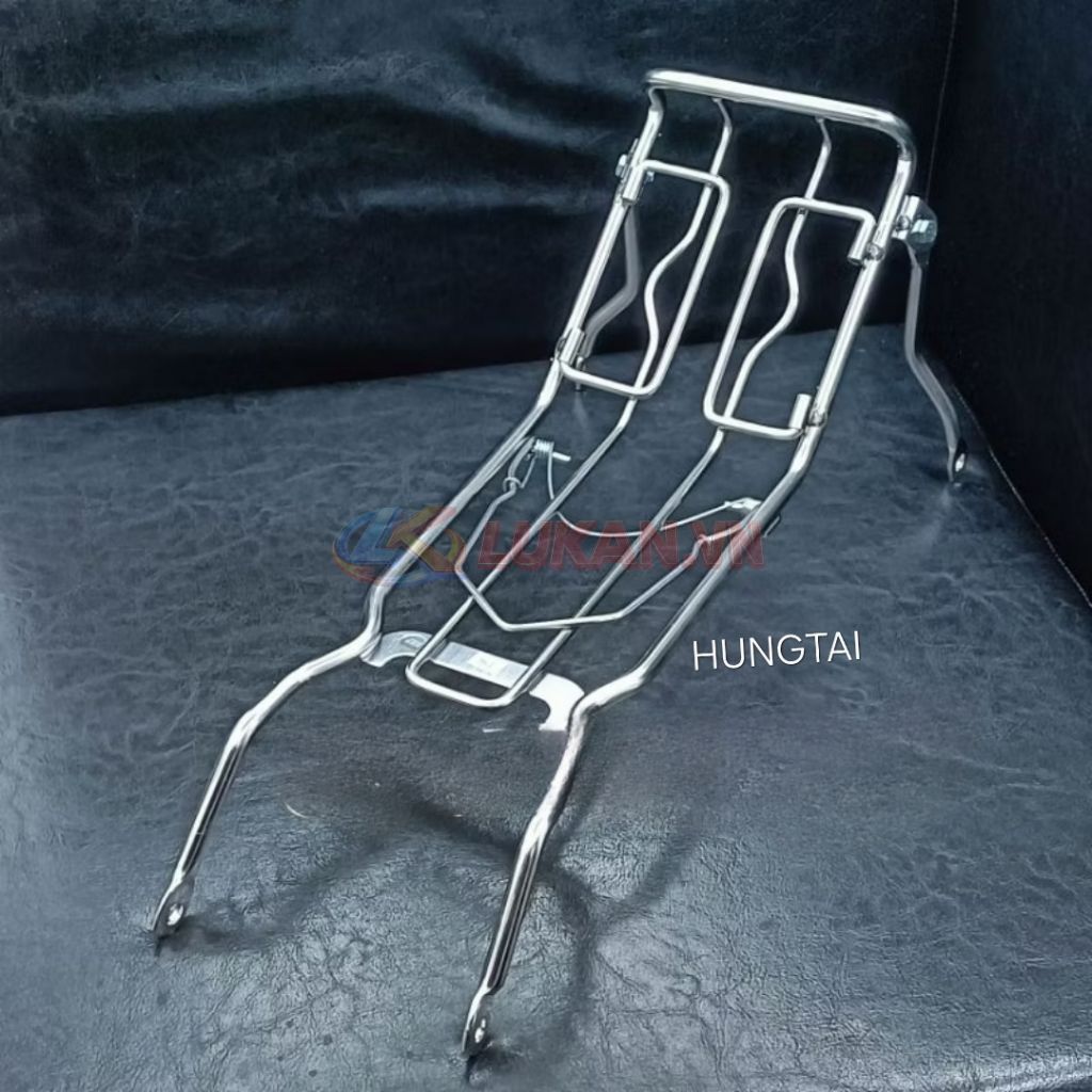 Baga giữa để hàng inox xe DREAM dày 10 ly, mẫu đẹp - Ảnh 5