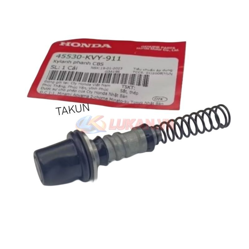 Lò xo cupen nhỏ, cùm tay dầu WAVE S110, RSX, FUTURE 125... phanh, thắng zin 45530-KVY-911 - Ảnh 3