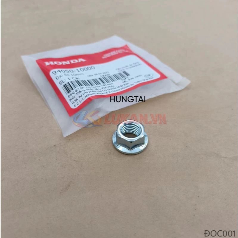 Đai ốc 10mm, tán cốt càng gắp, gấp DREAM, WAVE, FUTURE... zin Honda 94050-10000 - Ảnh 2
