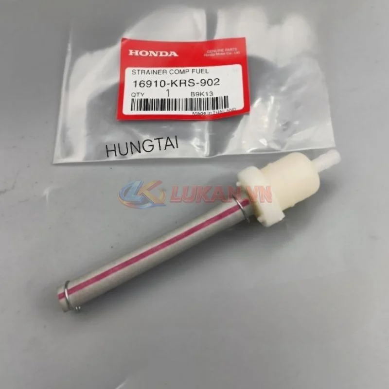 Đầu ống lọc xăng xe DREAM, WAVE Thái.... trắng sọc đỏ zin - Ảnh 4