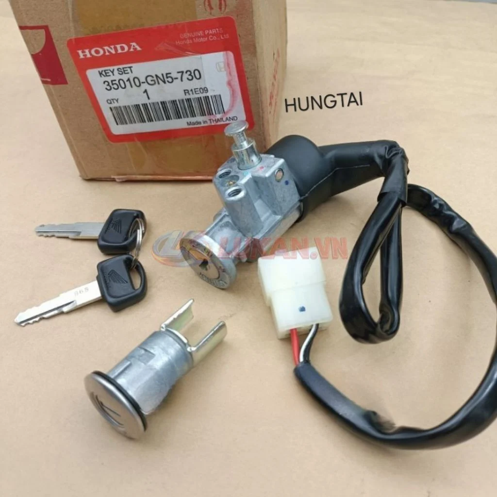 Bộ ổ khóa, công tắc điện xe Super DREAM zin Honda Thái - Ảnh 4