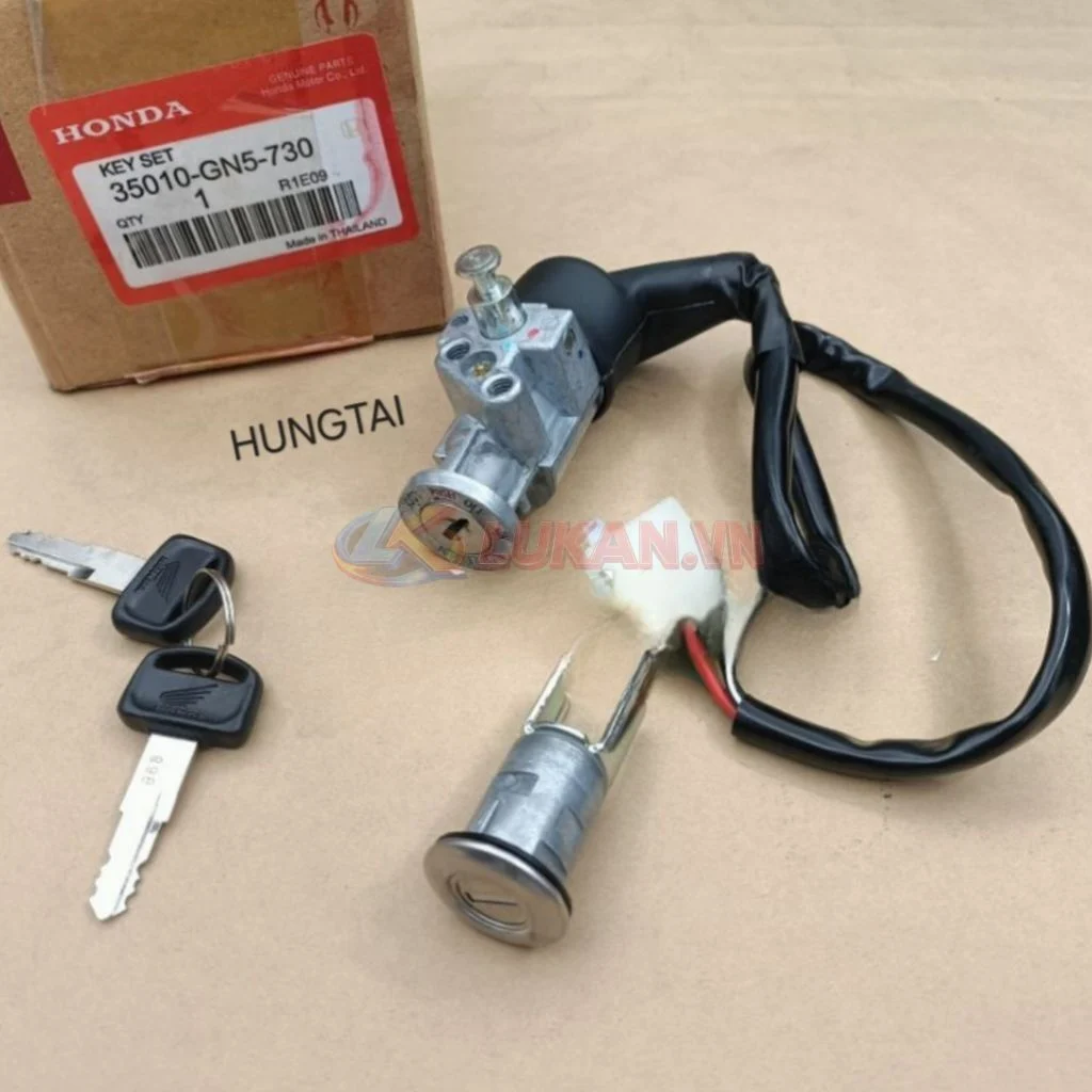 Bộ ổ khóa, công tắc điện xe Super DREAM zin Honda Thái - Ảnh 5