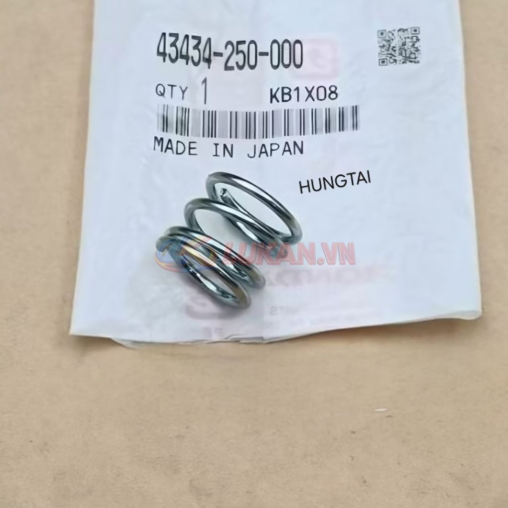 Lò xo pass cây chữ Y má phanh đùm sau xe DREAM Thái zin Honda 43434-250-000 - Ảnh 4
