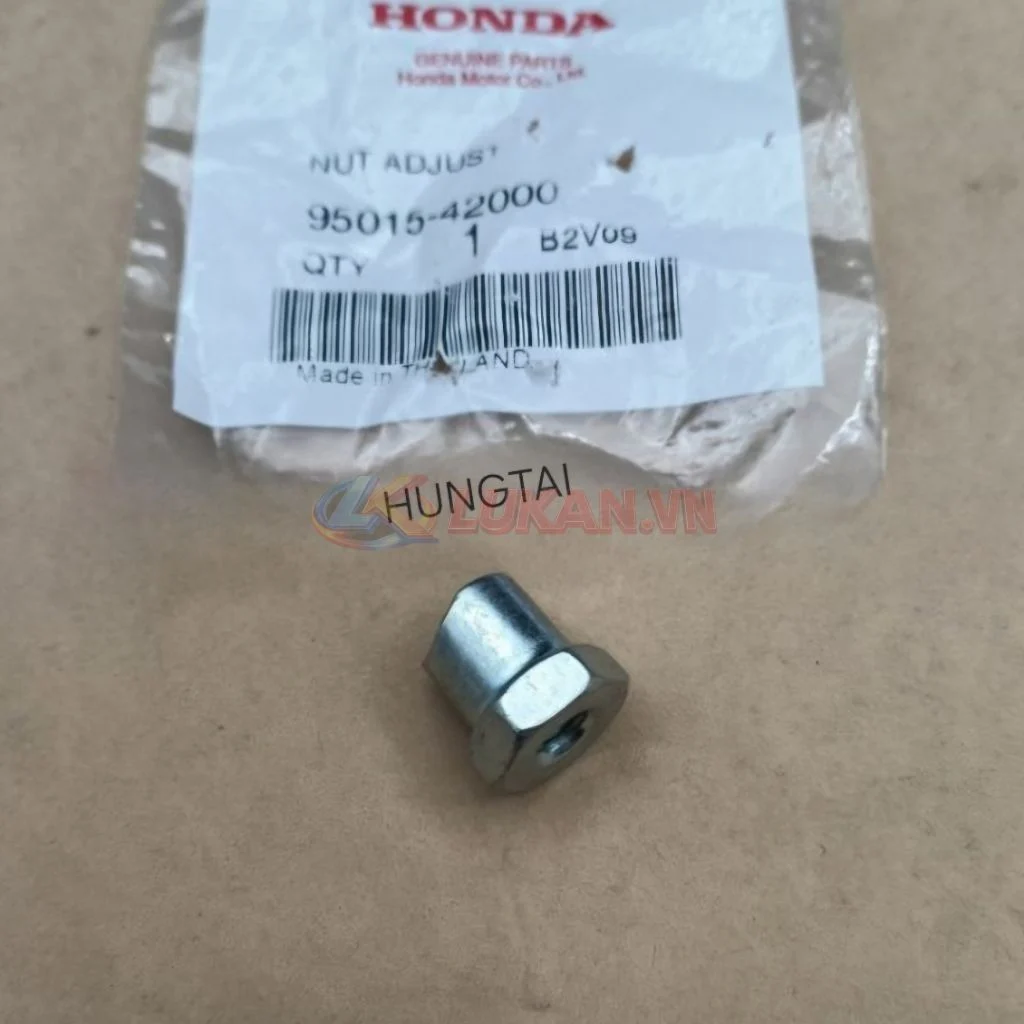 Ốc, tán điều chỉnh phanh, thắng xe DREAM, WAVE... zin Honda Thái 95010-42000 - Ảnh 4