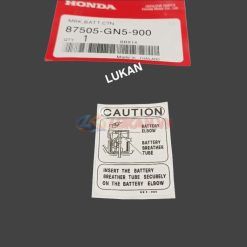 Tem thông số nắp nhựa, hộp bình ắc quy xe DREAM Thái zin 87505-GN5-900
