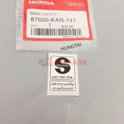 Tem chữ S đen dán sườn xe DREAM, WAVE Thái... thông số zin Honda