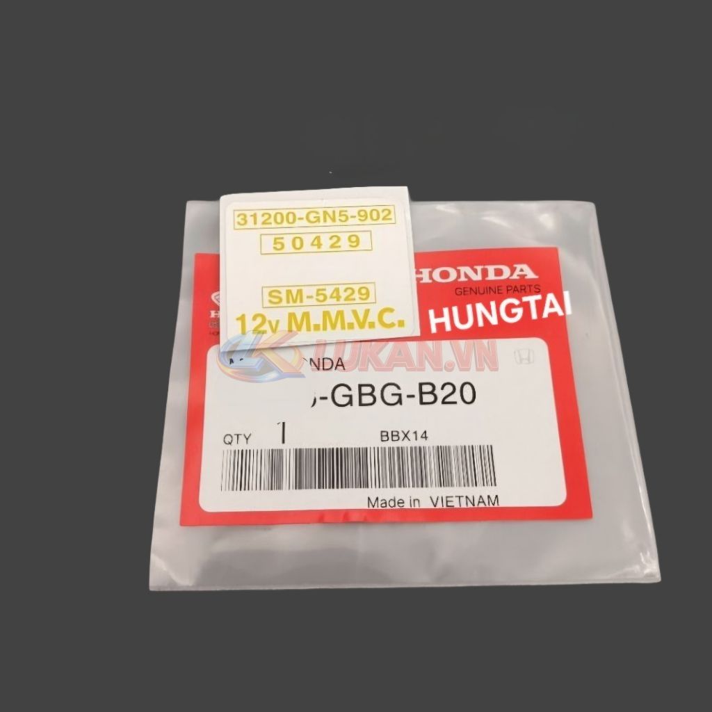 Tem dán củ motor đề khởi động xe Super DREAM zin Honda 31200-GN5-902 - Ảnh 3