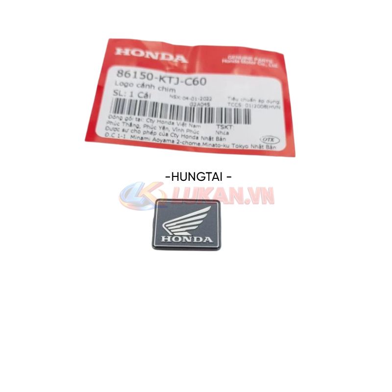 Tem logo cánh chim mặt đồng hồ, bợ cổ DREAM, WAVE, FUTURE... zin 86150-KTJ-C60 - Ảnh 4