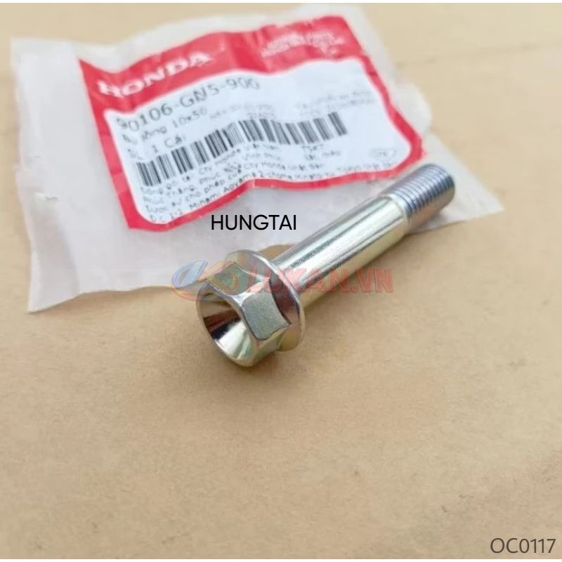 Ốc, bu lông bắt sọ khỉ, cổ chảng ba DREAM, WAVE, FUTURE... zin Honda 10x50 90106-GN5-900 - Ảnh 2