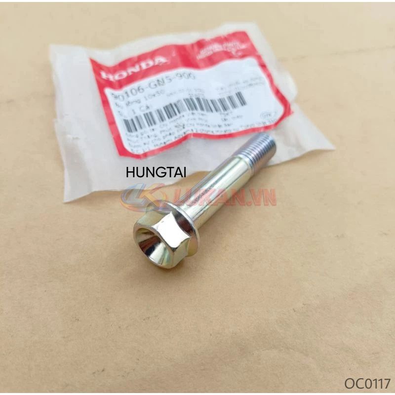 Ốc, bu lông bắt sọ khỉ, cổ chảng ba DREAM, WAVE, FUTURE... zin Honda 10x50 90106-GN5-900 - Ảnh 4
