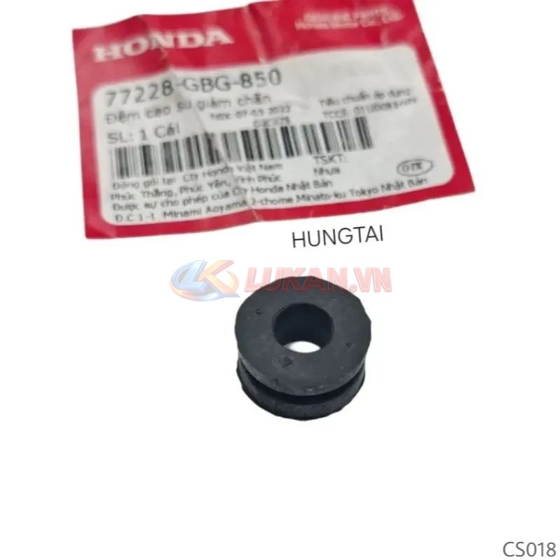 Cao su đệm bửng, yếm WAVE, FUTURE NEO 125... zin Honda 77228-GBG-850 - Ảnh 2