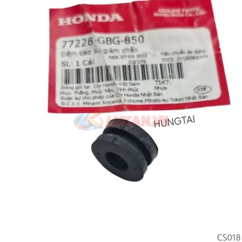 Cao su đệm bửng, yếm WAVE, FUTURE NEO 125... zin Honda 77228-GBG-850 - Ảnh 3
