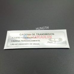 Tem dán hộp xích, sên cacte xe DREAM Lùn Estrea