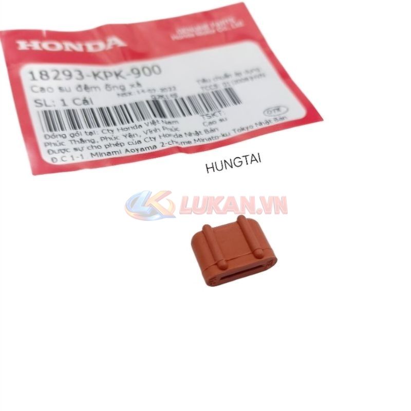 Cao su đệm ốp pô, ống xã WAVE, FUTURE 2, NEO, X 125... zin 18293- KPK-900 - Ảnh 3