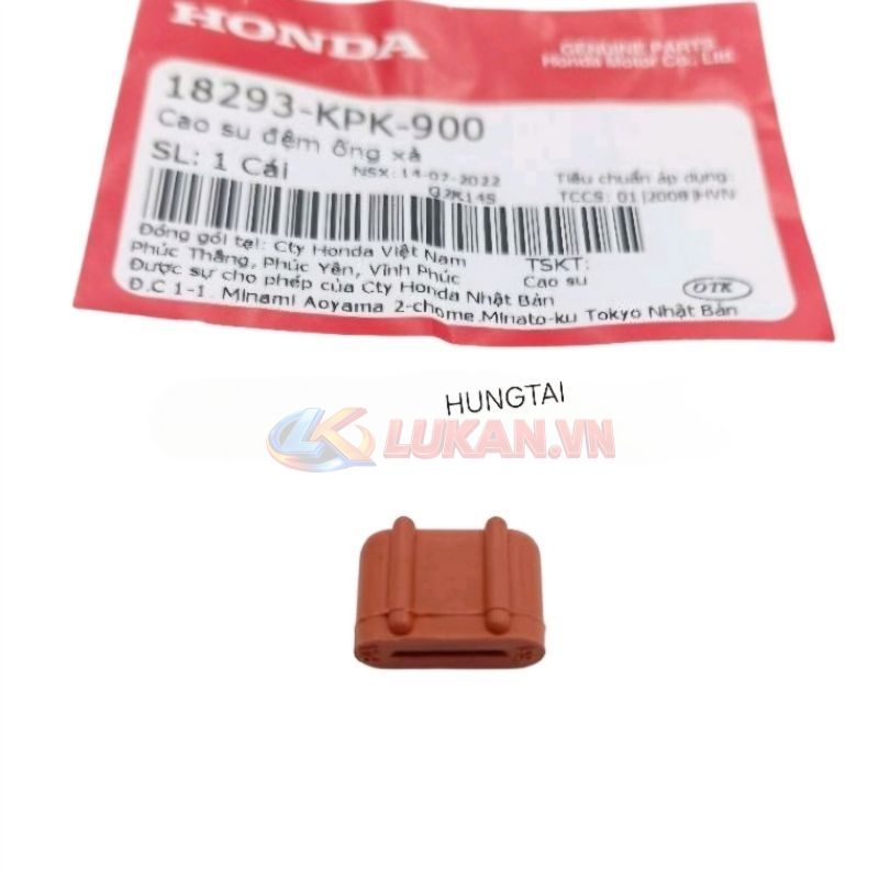 Cao su đệm ốp pô, ống xã WAVE, FUTURE 2, NEO, X 125... zin 18293- KPK-900 - Ảnh 4