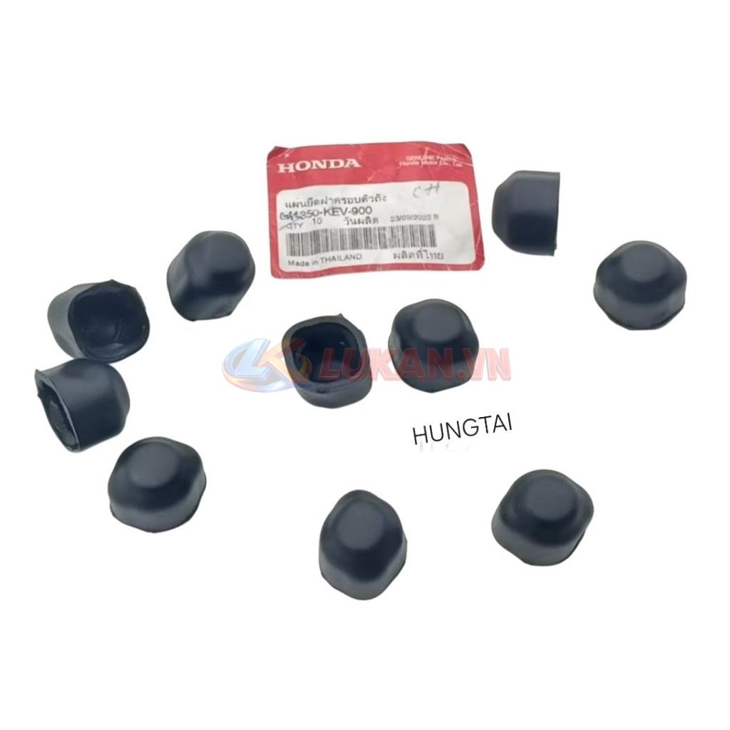 1 Nắp cao su chụp đầu ốc, tán cốt bánh xe máy Honda 11350-KEV-900 - Ảnh 2