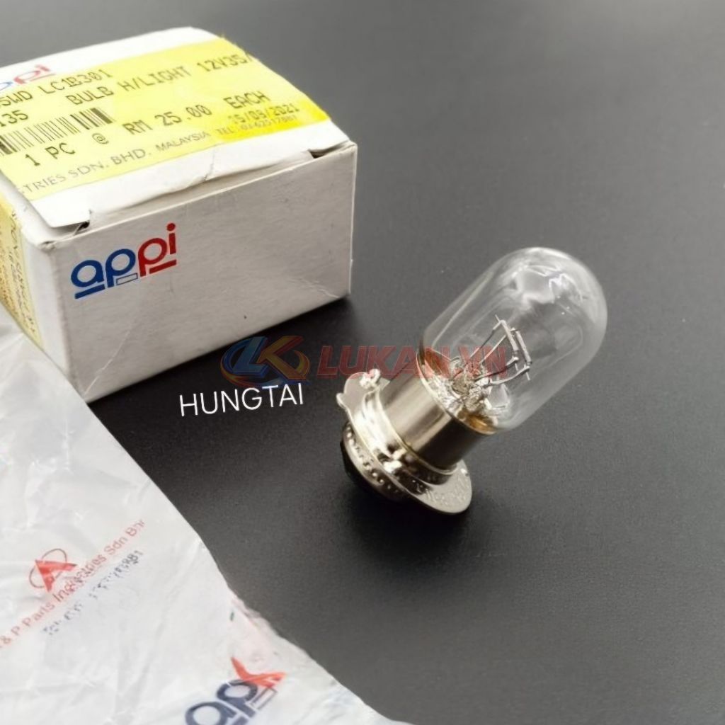 Bóng đèn pha appi siêu sáng DREAM, WAVE, FUTURE, CUB.... 12V/35W