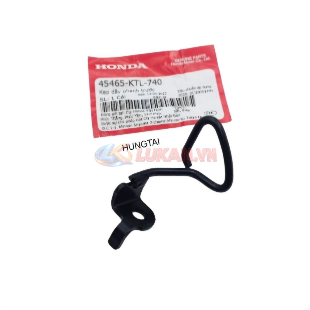 Pass kẹp dây thắng, phanh, đồng hồ WAVE A, ALPHA, RS, S100... zin Honda 45465-KTL-740